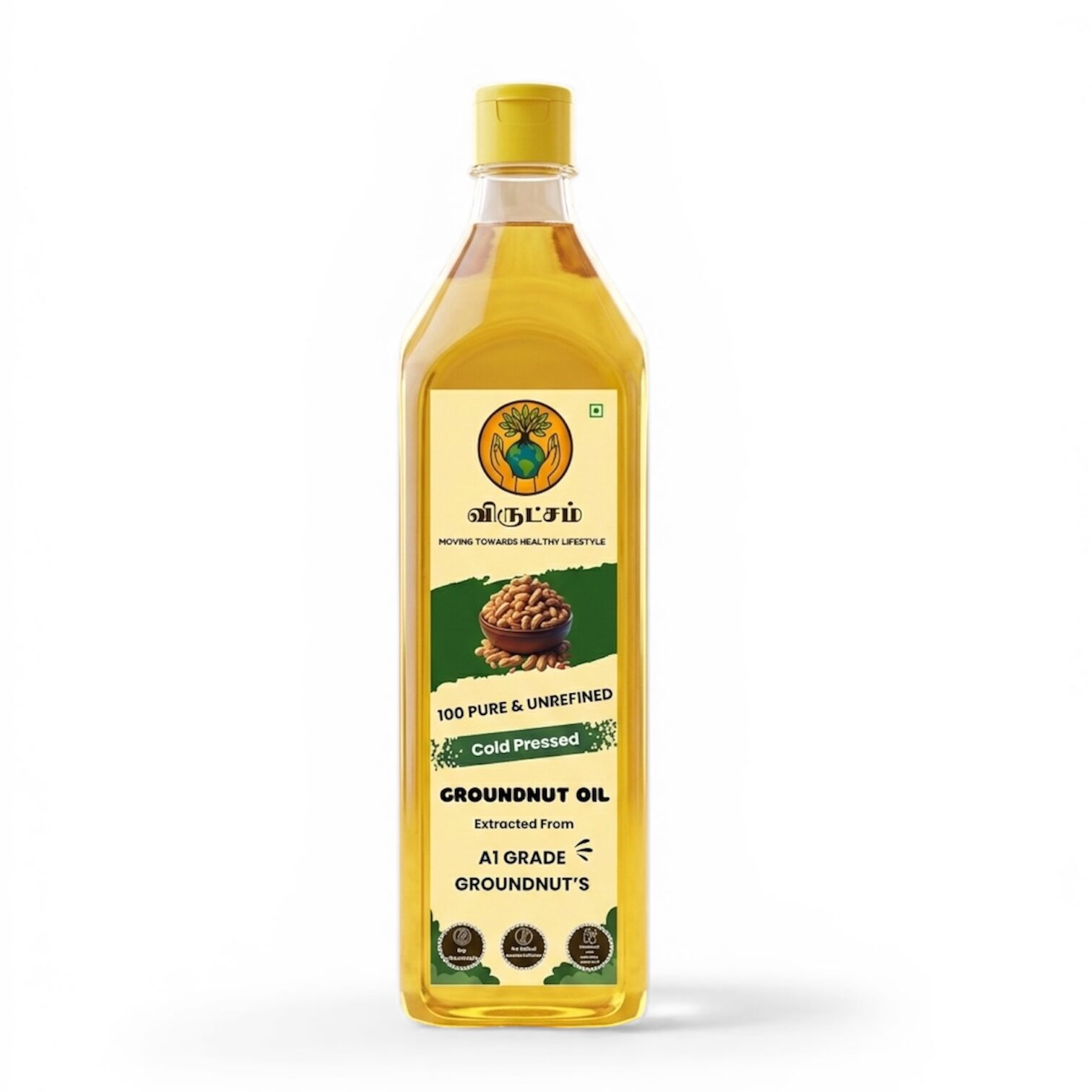 IMG_3179.JPG VIRUTCHAM Cold Pressed Groundnut Oil - Image 1
