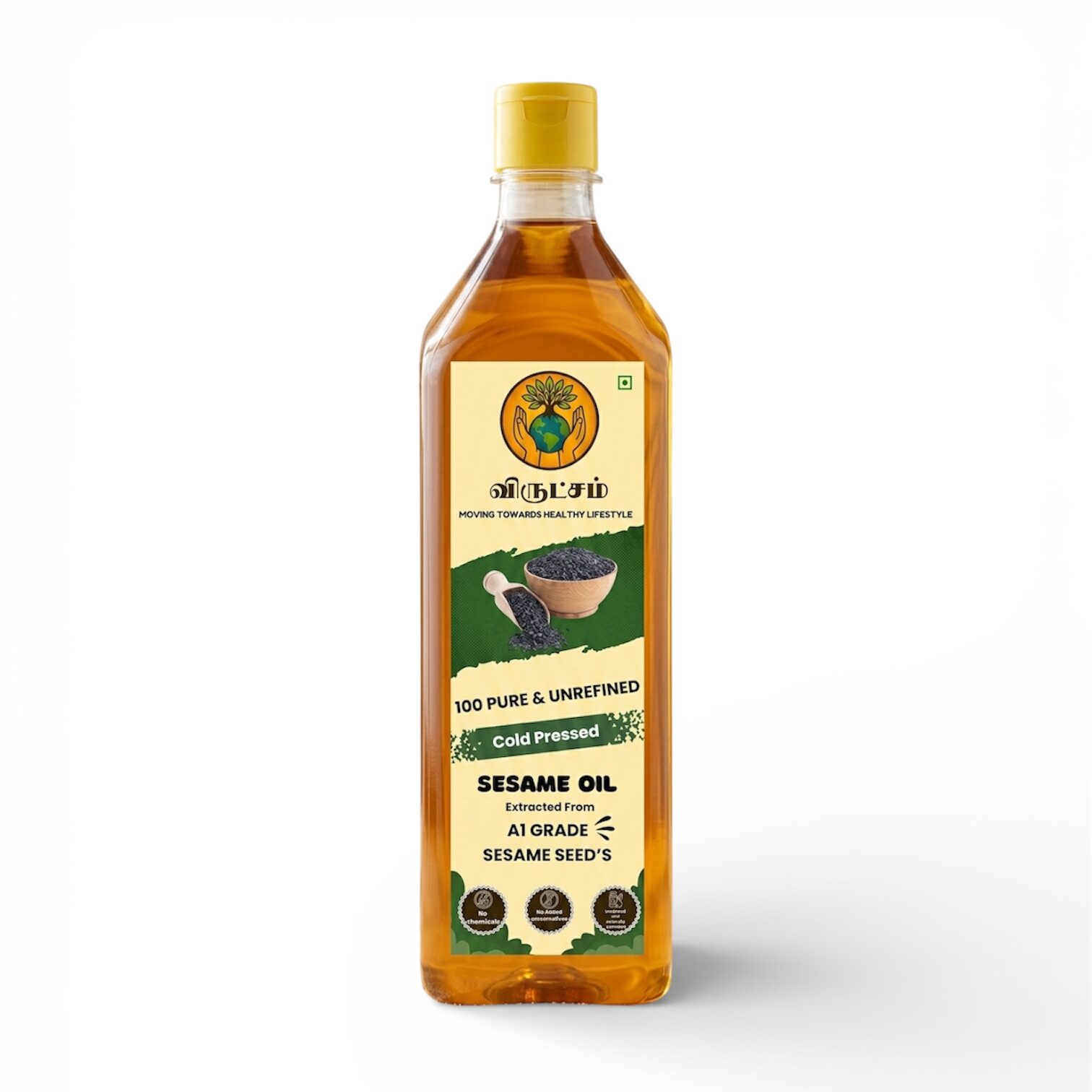 IMG_3390.JPG VIRUTCHAM Cold Pressed Sesame Oil - Image 1